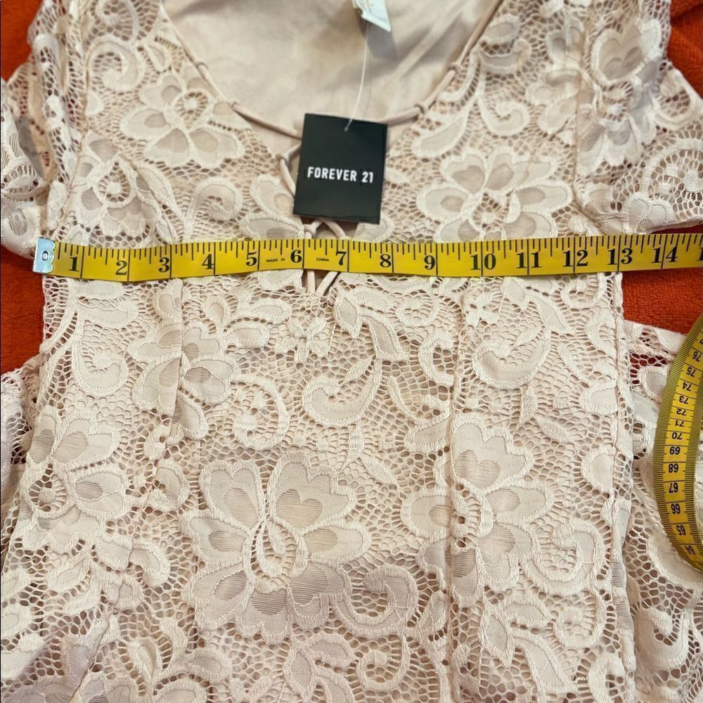 Forever 21 Pink lace mini dress.Size S - Picture 11 of 11